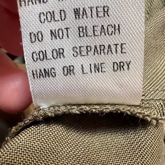 Gilli Womens Jacket Size S/M Army Green Military Infantry Draped Button Up - Picture 10 of 12